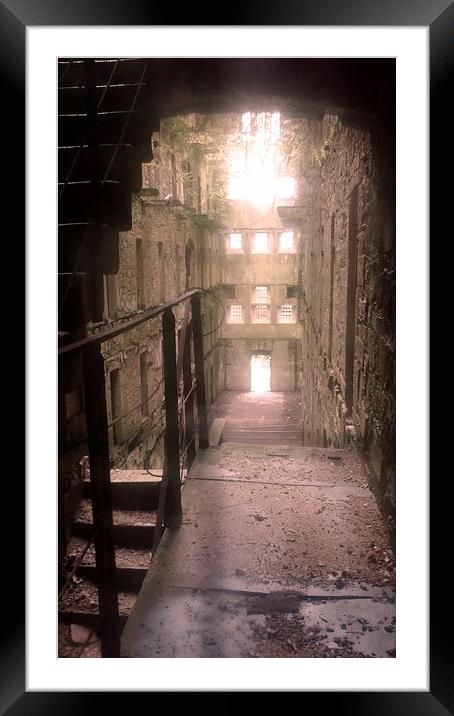Bodmin Gaol, Missing Floors Framed Mounted Print by Lisa PB