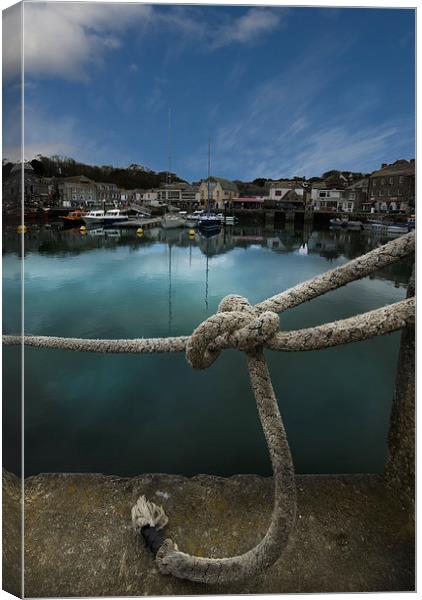 Padstow -  a different view Canvas Print by Eddie John