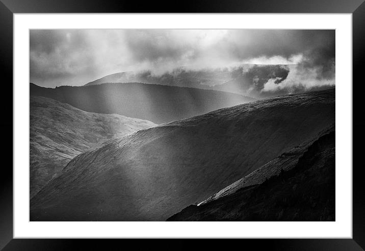 Shafts of light Framed Mounted Print by Rory Trappe