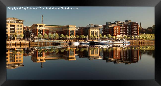 Newcastle Quayside Framed Print by Ray Pritchard