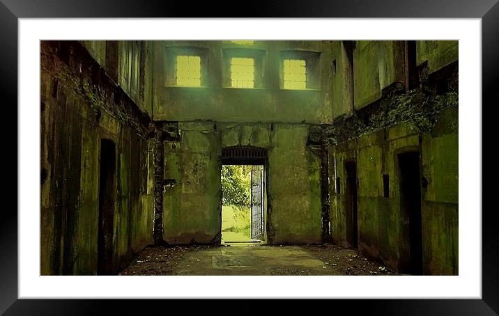Bodmin Gaol, The Way Out Framed Mounted Print by Lisa PB