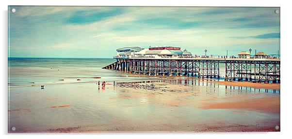 Cromer Pier. Acrylic by Rosanna Zavanaiu