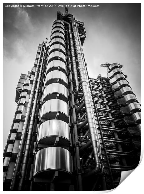 Lloyds Building Print by Graham Prentice