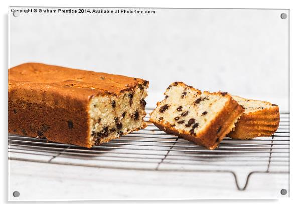 Chocolate Chip Cake Slices Acrylic by Graham Prentice