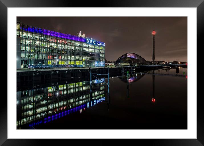 BBC & Science Museum - Glasgow Framed Mounted Print by Michael Moverley