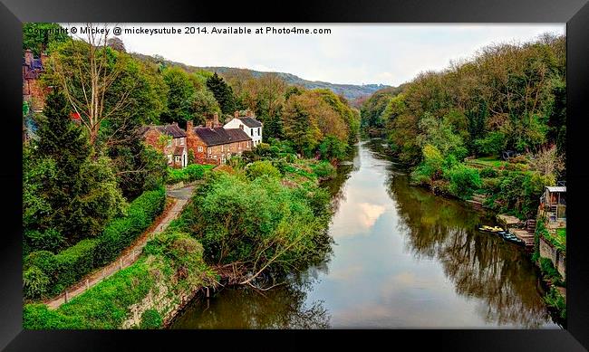 Ironbridge View Framed Print by rawshutterbug 