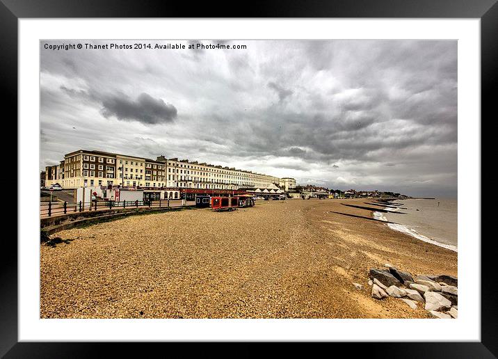 The beach Framed Mounted Print by Thanet Photos