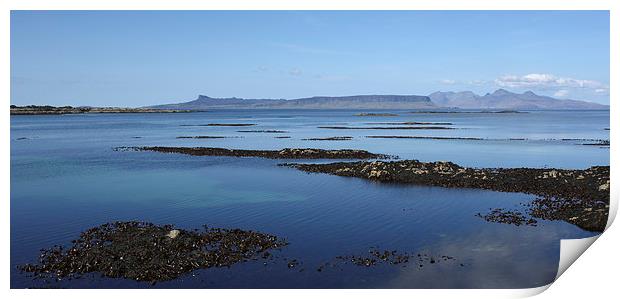 Blue day in Arisaig. Print by John Cameron