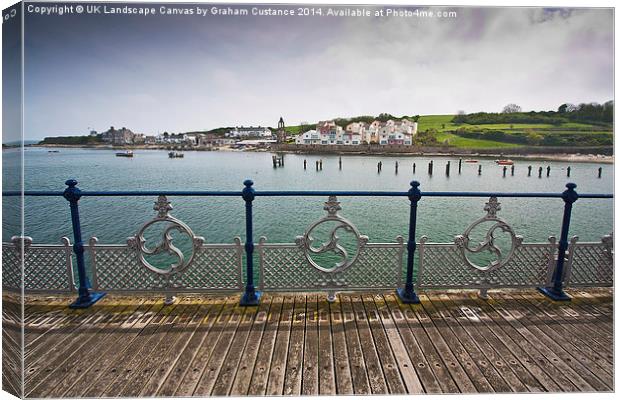 Swanage Canvas Print by Graham Custance