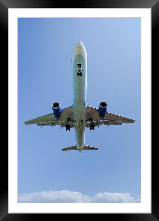 Boeing 737 Underbelly Framed Mounted Print by Chris Archer