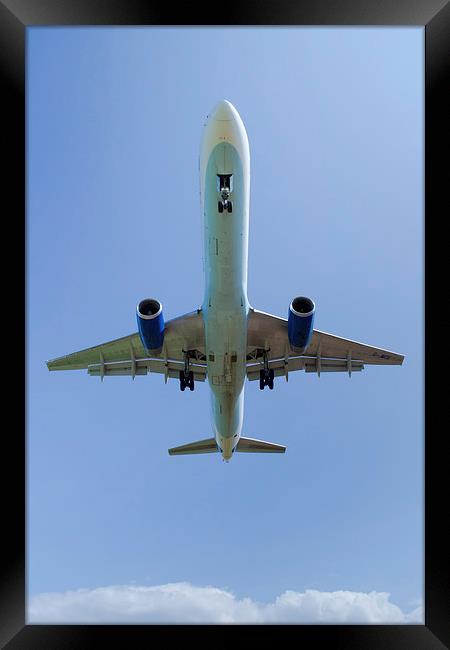 Boeing 737 Underbelly Framed Print by Chris Archer
