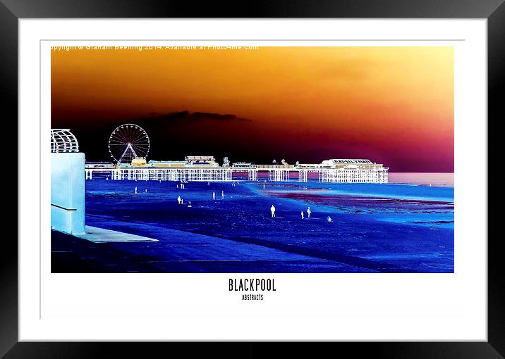 Blackpool Abstracts Framed Mounted Print by Graham Beerling