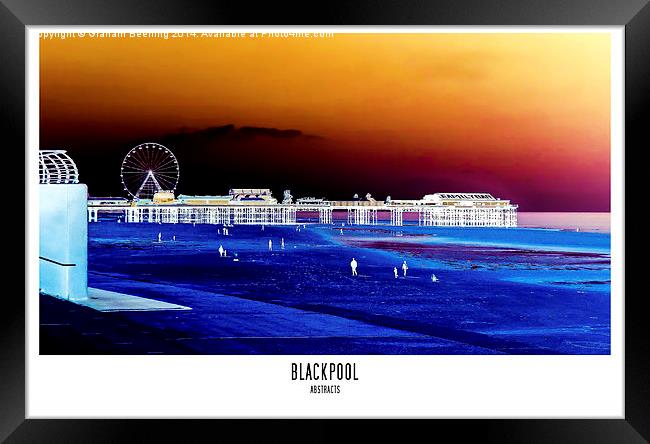 Blackpool Abstracts Framed Print by Graham Beerling