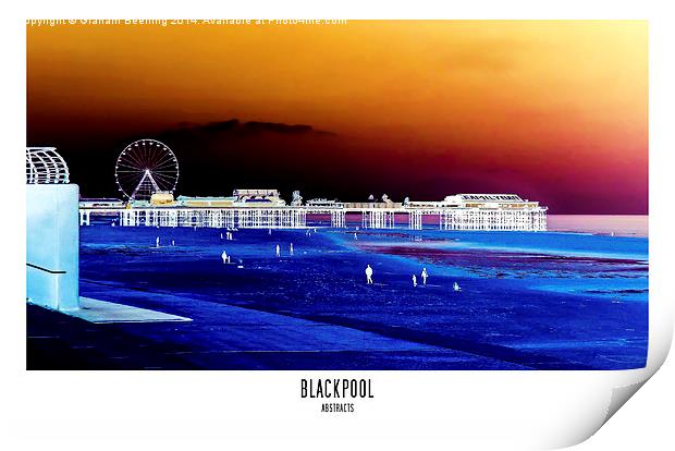 Blackpool Abstracts Print by Graham Beerling