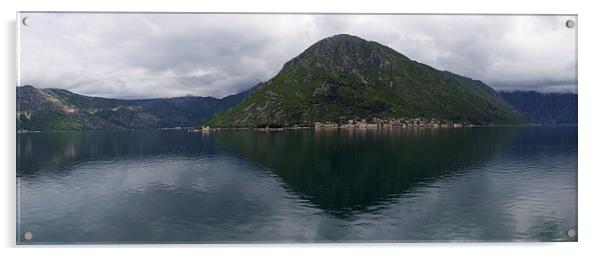 Kotor Bay Montenegro Acrylic by Sean Foreman