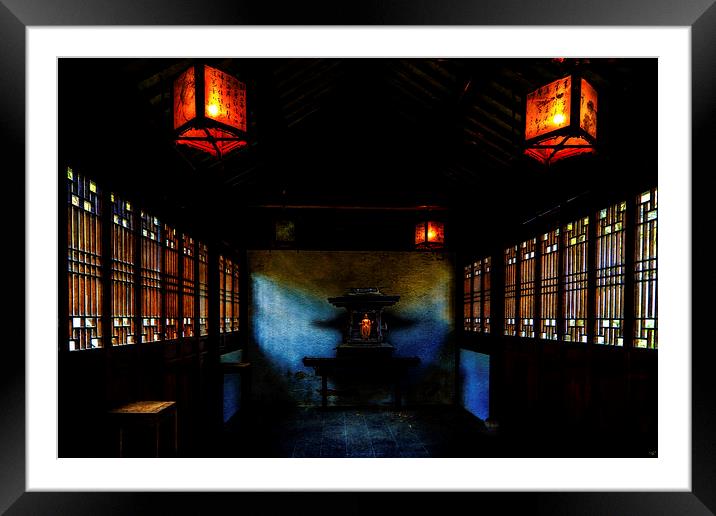 The Shrine Room Framed Mounted Print by Chris Lord