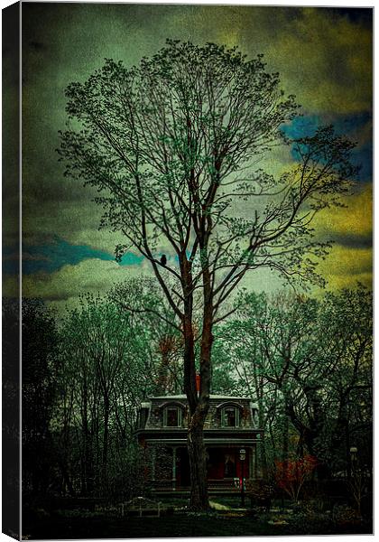 The Victorian In The Woods Canvas Print by Chris Lord