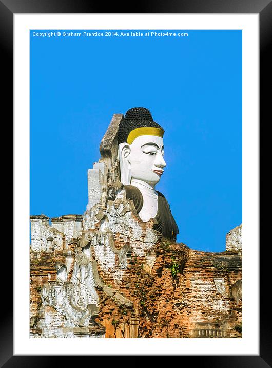 Buddha Framed Mounted Print by Graham Prentice