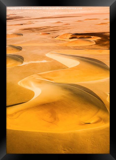 Sand Dunes Framed Print by Graham Prentice