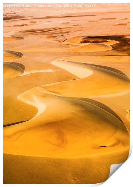 Sand Dunes Print by Graham Prentice