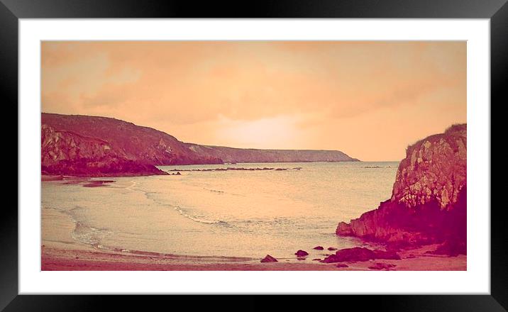 Open Sea at Kynance Cove Framed Mounted Print by Lisa PB