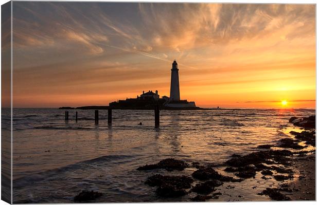 St. Mary`s Sunrise Canvas Print by Northeast Images