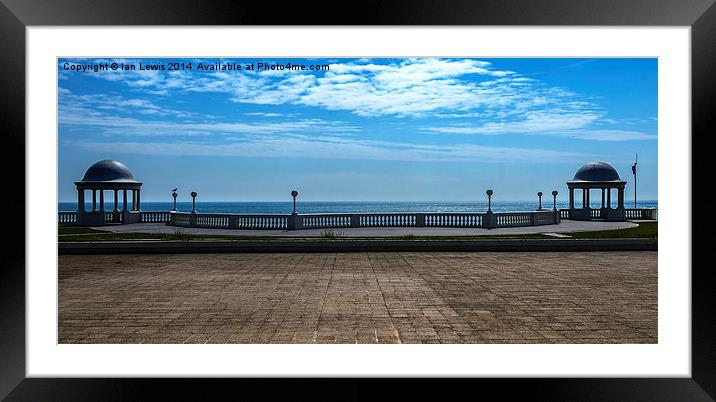 Bexhill-on-Sea Esplanade Framed Mounted Print by Ian Lewis