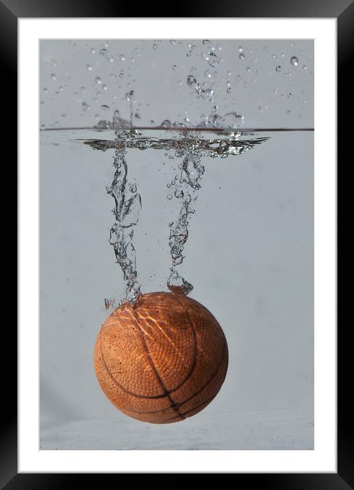 Water Ball Framed Mounted Print by David Pacey