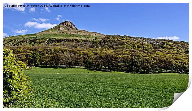 Roseberry Topping Print by keith sayer