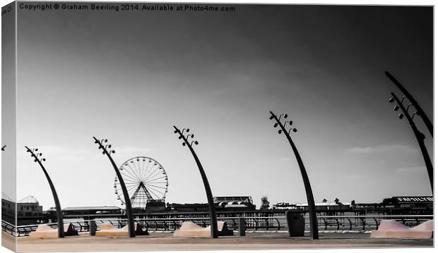 Blackpool Seafront Canvas Print by Graham Beerling