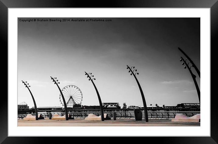 Blackpool Seafront Framed Mounted Print by Graham Beerling