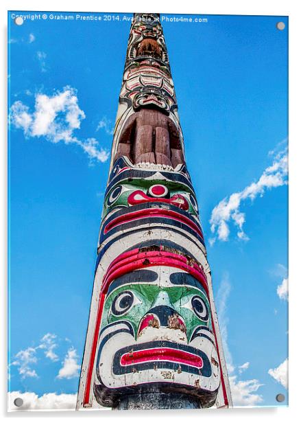 Totem Pole Acrylic by Graham Prentice