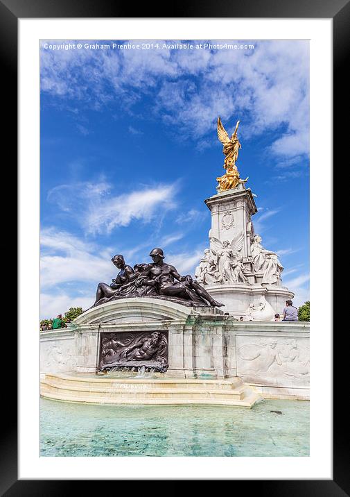 Victoria Memorial Framed Mounted Print by Graham Prentice