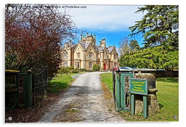 Arrowe Hall Complex, Wirral, UK Acrylic by Frank Irwin