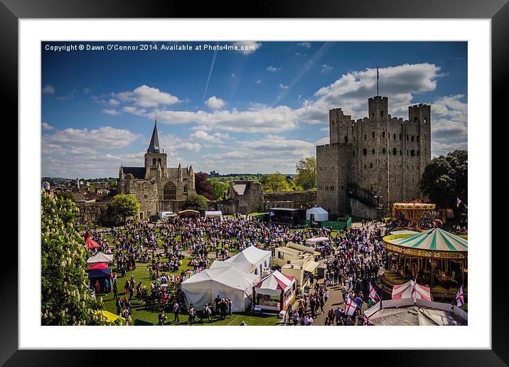 Rochester Sweeps Festival Framed Mounted Print by Dawn O'Connor
