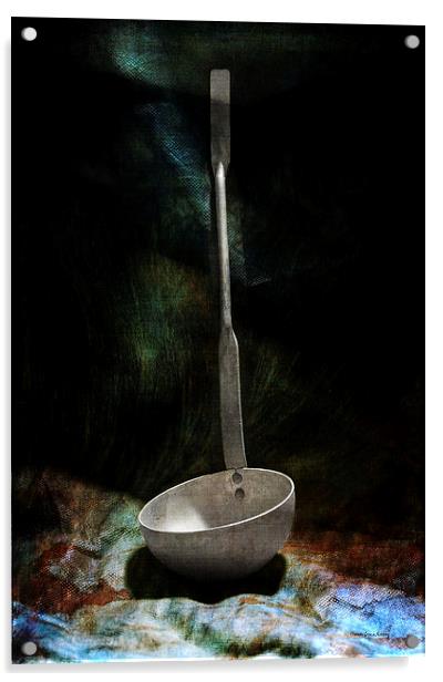 Soup Ladle Acrylic by Randi Grace Nilsberg
