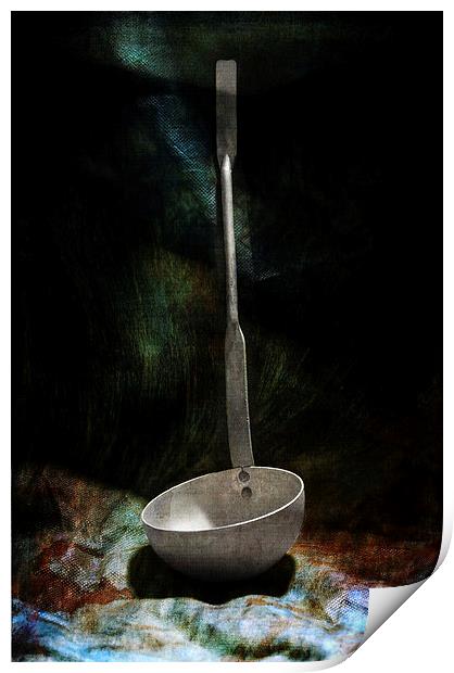 Soup Ladle Print by Randi Grace Nilsberg