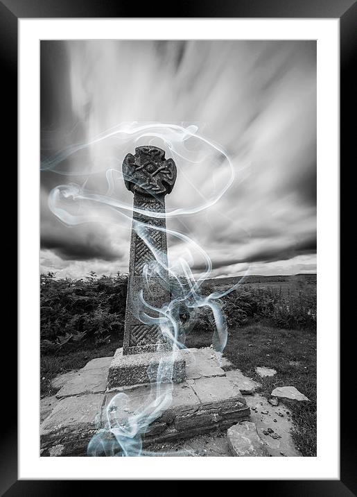 Ghostly Capel Gwladys Framed Mounted Print by Steve Purnell