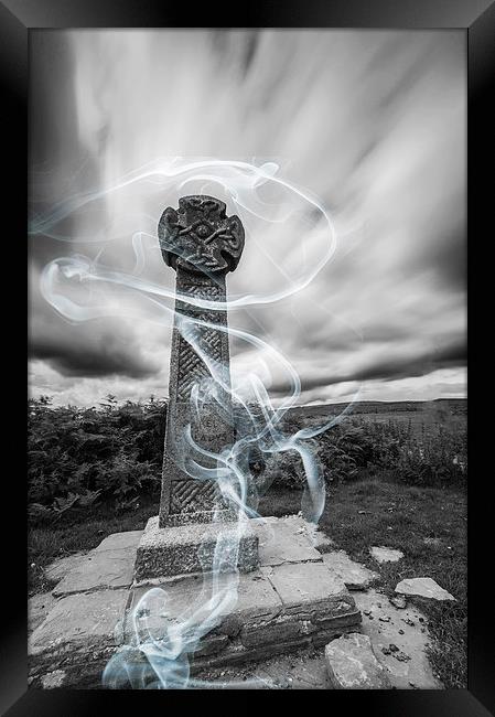 Ghostly Capel Gwladys Framed Print by Steve Purnell