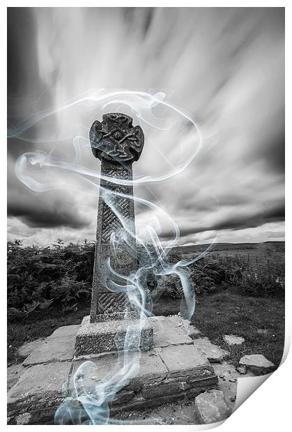 Ghostly Capel Gwladys Print by Steve Purnell