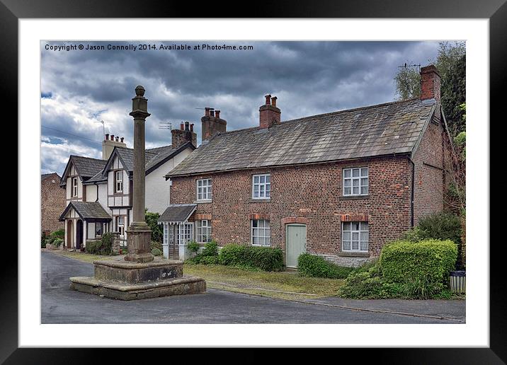 Churchtown, Lancashire. Framed Mounted Print by Jason Connolly
