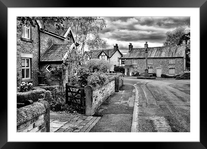 Churchtown, Lancashire Framed Mounted Print by Jason Connolly