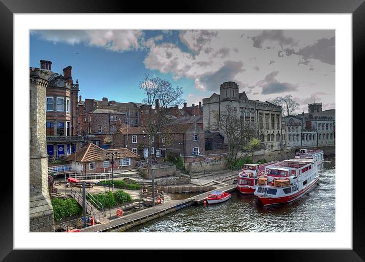 River Ouse Framed Mounted Print by Allan Briggs