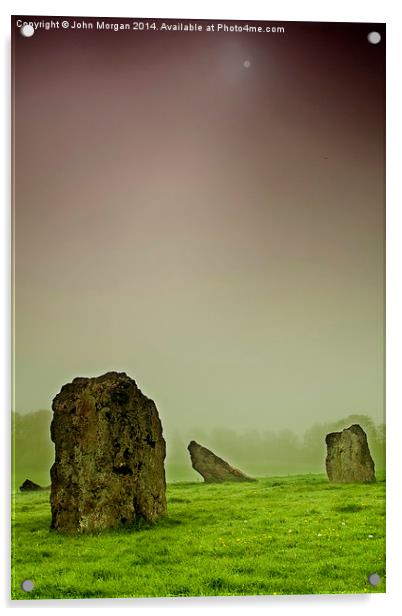 Stones. Acrylic by John Morgan