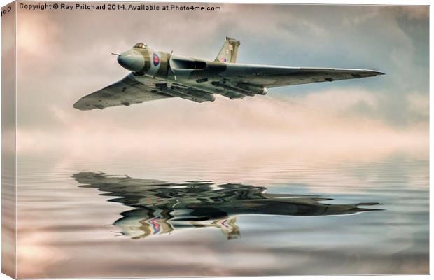 Vulcan Bomber Artwork Canvas Print by Ray Pritchard
