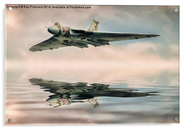 Vulcan Bomber Artwork Acrylic by Ray Pritchard