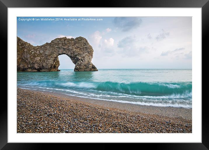 Afternoon at Durdle Door Framed Mounted Print by Ian Middleton