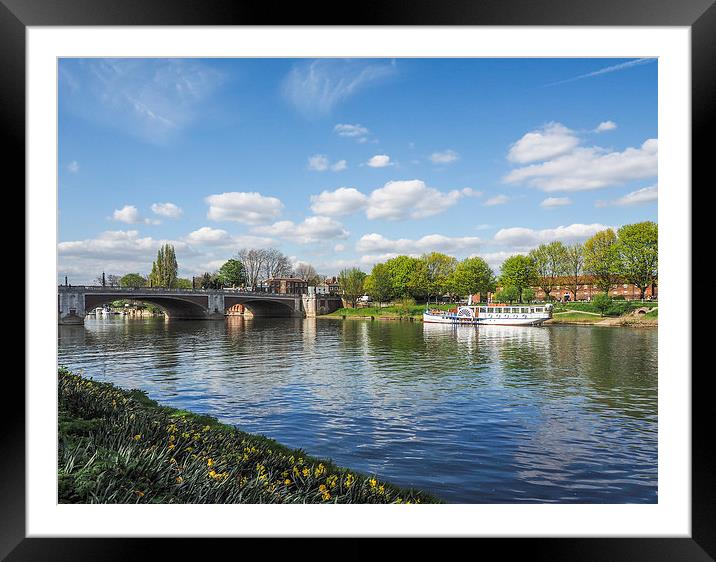 Hampton Court Bridge Framed Mounted Print by LensLight Traveler