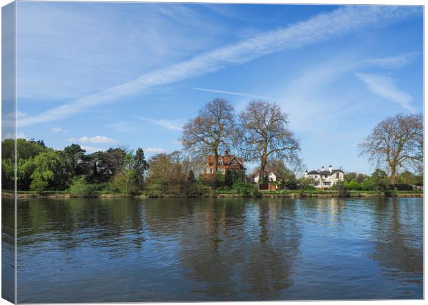 Living Beside The River Canvas Print by LensLight Traveler