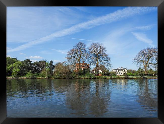 Living Beside The River Framed Print by LensLight Traveler